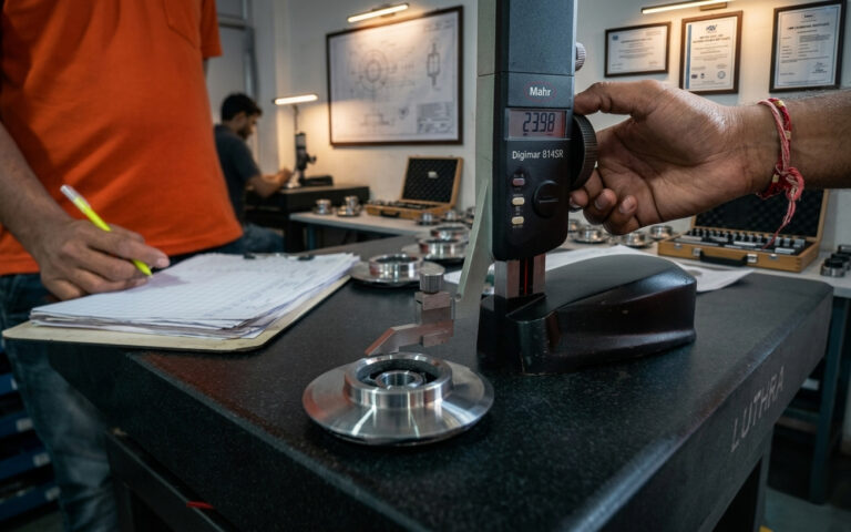final inspection with machining
